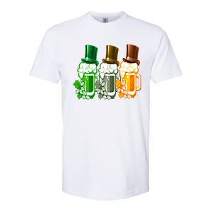 St Patrick's Irish Beer Ing Team Ireland Flag Clover Gift Softstyle CVC T-Shirt