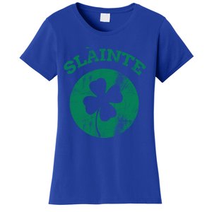 St Patricks Ireland Shamrock Proud Irish Slainte Gift Women's T-Shirt