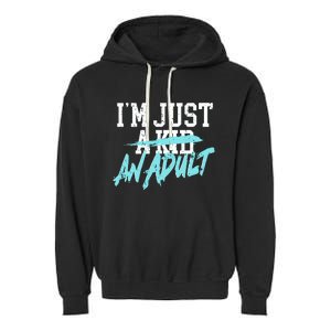 Simple Plan Im Just And Life Is A Nightmare Garment-Dyed Fleece Hoodie