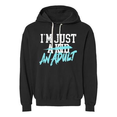 Simple Plan Im Just And Life Is A Nightmare Garment-Dyed Fleece Hoodie