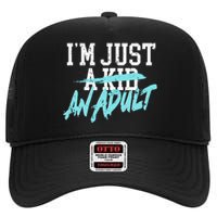 Simple Plan Im Just And Life Is A Nightmare High Crown Mesh Back Trucker Hat