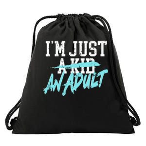 Simple Plan Im Just And Life Is A Nightmare Drawstring Bag