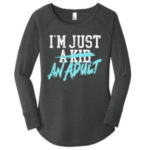 Simple Plan Im Just And Life Is A Nightmare Women's Perfect Tri Tunic Long Sleeve Shirt