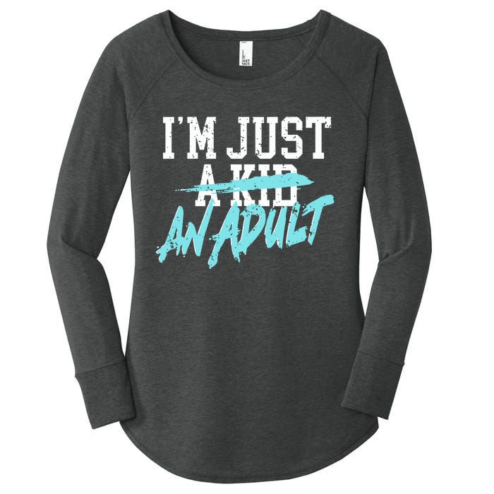 Simple Plan Im Just And Life Is A Nightmare Women's Perfect Tri Tunic Long Sleeve Shirt