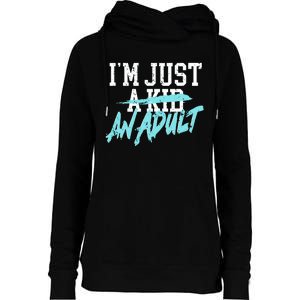 Simple Plan Im Just And Life Is A Nightmare Womens Funnel Neck Pullover Hood