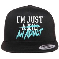 Simple Plan Im Just And Life Is A Nightmare Flat Bill Trucker Hat