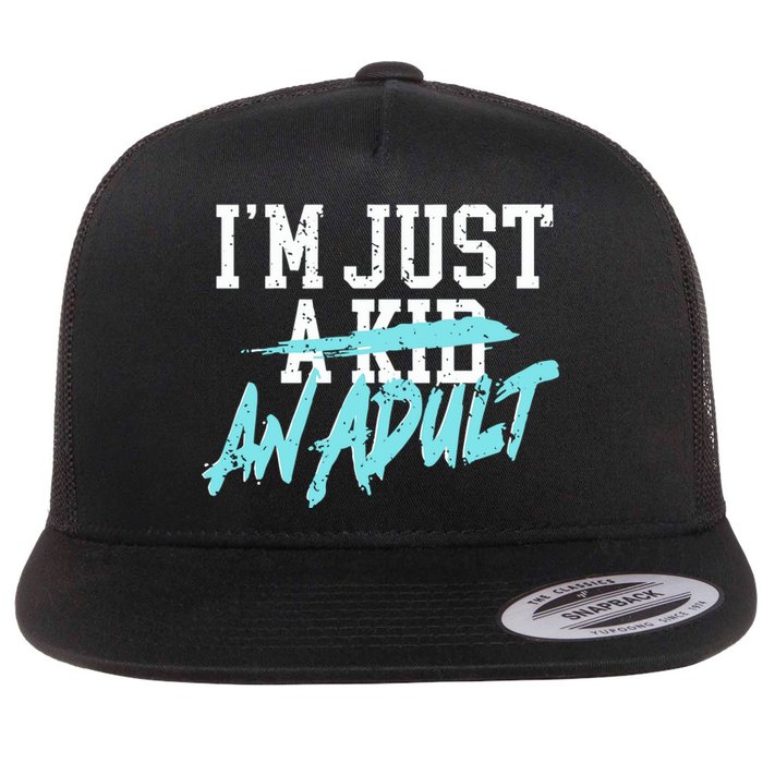 Simple Plan Im Just And Life Is A Nightmare Flat Bill Trucker Hat