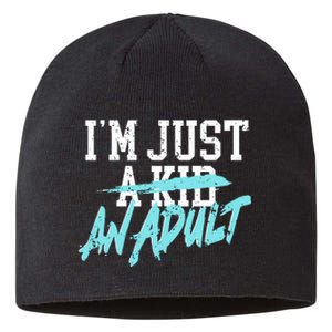 Simple Plan Im Just And Life Is A Nightmare Sustainable Beanie