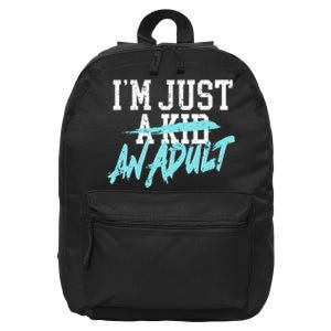 Simple Plan Im Just And Life Is A Nightmare 16 in Basic Backpack