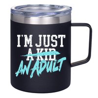 Simple Plan Im Just And Life Is A Nightmare 12oz Stainless Steel Coffee Mug