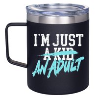 Simple Plan Im Just And Life Is A Nightmare 12oz Stainless Steel Coffee Mug