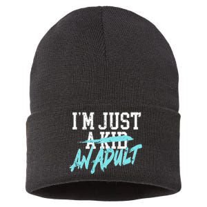 Simple Plan Im Just And Life Is A Nightmare Sustainable Knit Beanie