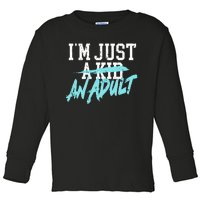 Simple Plan Im Just And Life Is A Nightmare Toddler Long Sleeve Shirt