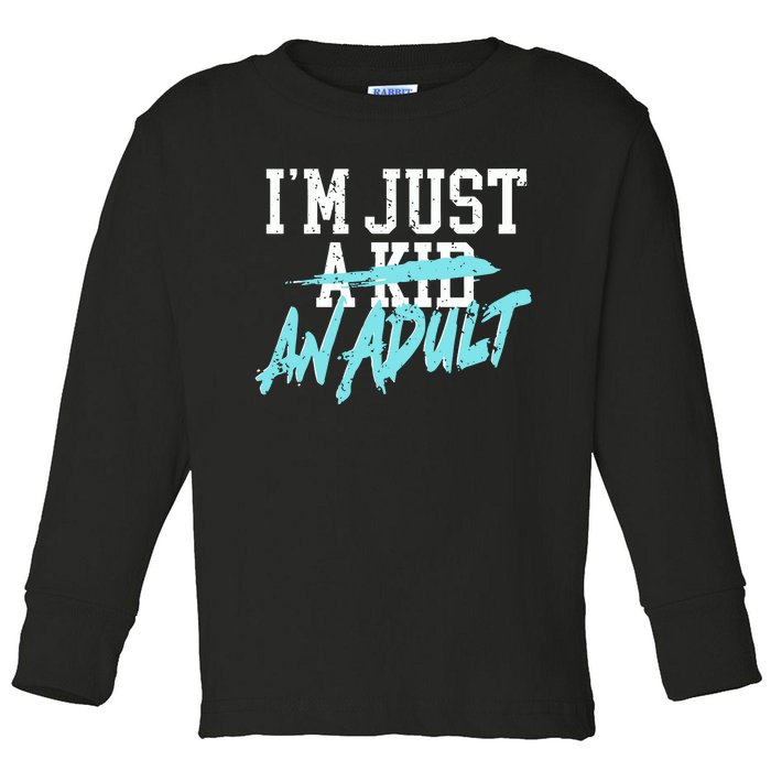 Simple Plan Im Just And Life Is A Nightmare Toddler Long Sleeve Shirt