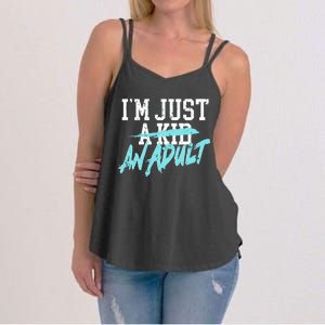 Simple Plan Im Just And Life Is A Nightmare Women's Strappy Tank