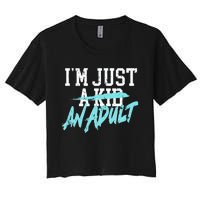 Simple Plan Im Just And Life Is A Nightmare Women's Crop Top Tee