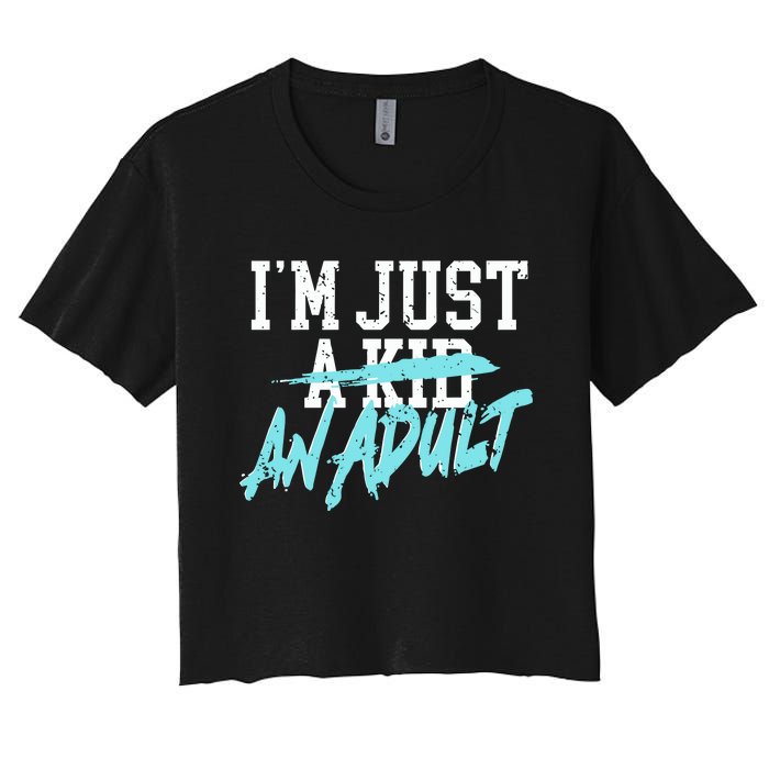 Simple Plan Im Just And Life Is A Nightmare Women's Crop Top Tee