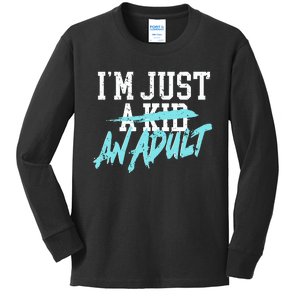 Simple Plan Im Just And Life Is A Nightmare Kids Long Sleeve Shirt