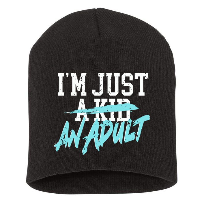 Simple Plan Im Just And Life Is A Nightmare Short Acrylic Beanie