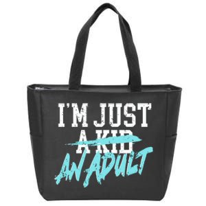 Simple Plan Im Just And Life Is A Nightmare Zip Tote Bag