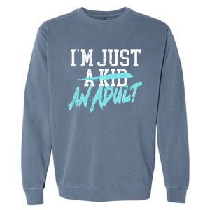 Simple Plan Im Just And Life Is A Nightmare Garment-Dyed Sweatshirt