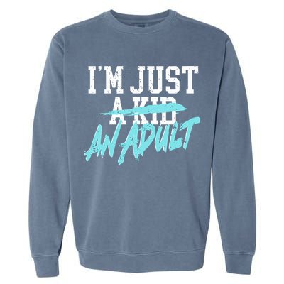 Simple Plan Im Just And Life Is A Nightmare Garment-Dyed Sweatshirt
