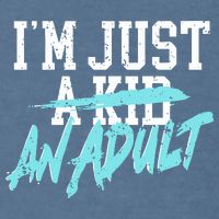 Simple Plan Im Just And Life Is A Nightmare Garment-Dyed Sweatshirt