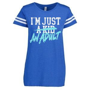 Simple Plan Im Just And Life Is A Nightmare Enza Ladies Jersey Football T-Shirt