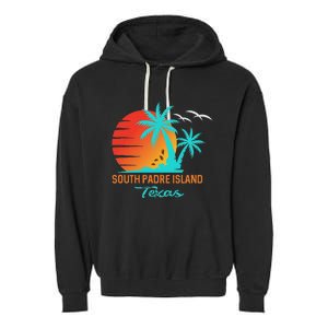 South Padre Island Beach Garment-Dyed Fleece Hoodie