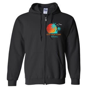 South Padre Island Beach Full Zip Hoodie