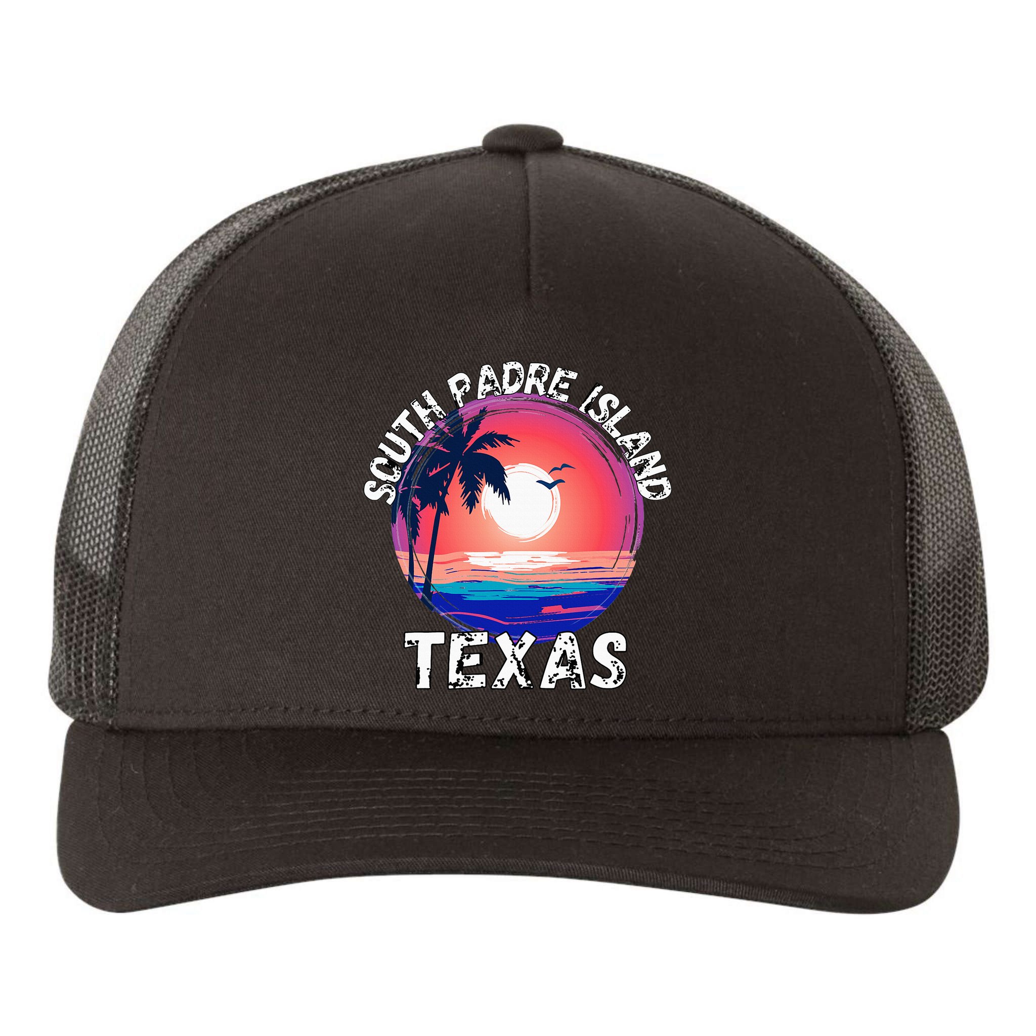 South Padre Island Souvenirs Yupoong Adult 5-Panel Trucker Hat