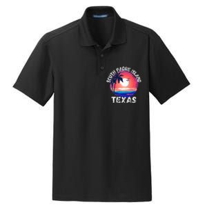 South Padre Island Souvenirs Dry Zone Grid Polo