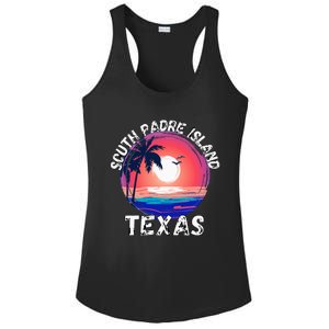 South Padre Island Souvenirs Ladies PosiCharge Competitor Racerback Tank