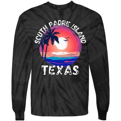 South Padre Island Souvenirs Tie-Dye Long Sleeve Shirt