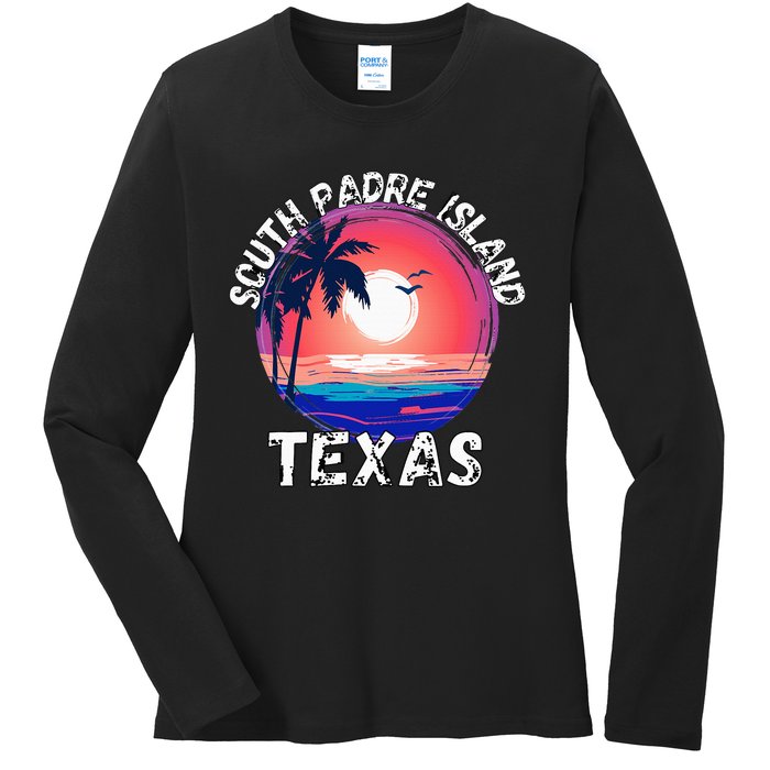 South Padre Island Souvenirs Ladies Long Sleeve Shirt