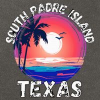 South Padre Island Souvenirs Cotton Canvas Backpack