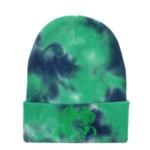 Saint Paddys Irish Tie Dye 12in Knit Beanie