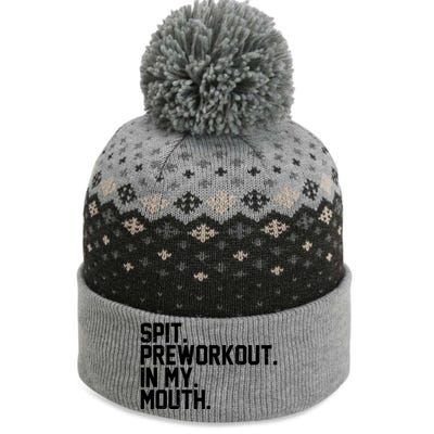 Spit Preworkout In My Mouth The Baniff Cuffed Pom Beanie