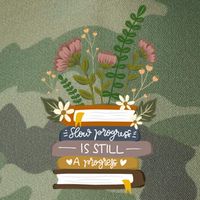 Slow Progress Is Still Progress Book Lover Legacy Tie Dye Trucker Hat