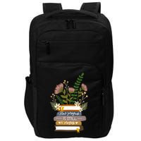 Slow Progress Is Still Progress Book Lover Impact Tech Backpack