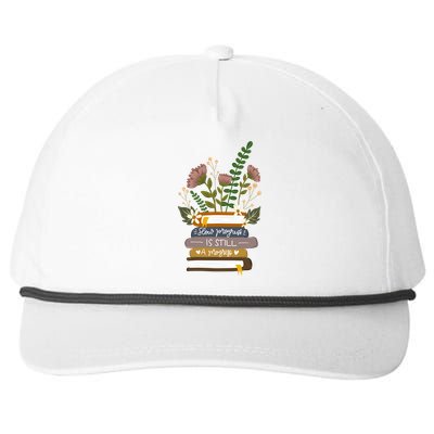 Slow Progress Is Still Progress Book Lover Snapback Five-Panel Rope Hat