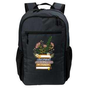 Slow Progress Is Still Progress Book Lover Daily Commute Backpack