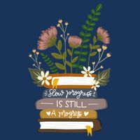 Slow Progress Is Still Progress Book Lover Infant Baby Jersey Bodysuit