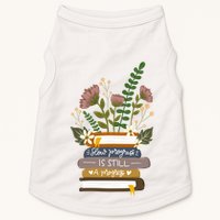Slow Progress Is Still Progress Book Lover Doggie Tank