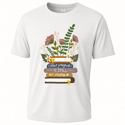 Slow Progress Is Still Progress Book Lover Performance Shirt