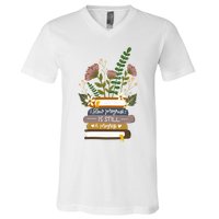 Slow Progress Is Still Progress Book Lover V-Neck T-Shirt