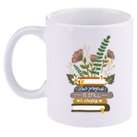 Slow Progress Is Still Progress Book Lover 11oz C Handle Ceramic Mug