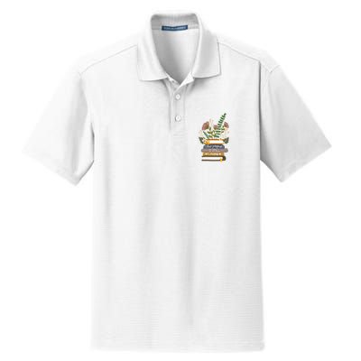 Slow Progress Is Still Progress Book Lover Dry Zone Grid Polo