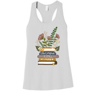 Slow Progress Is Still Progress Book Lover Women's Racerback Tank