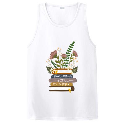 Slow Progress Is Still Progress Book Lover PosiCharge Competitor Tank